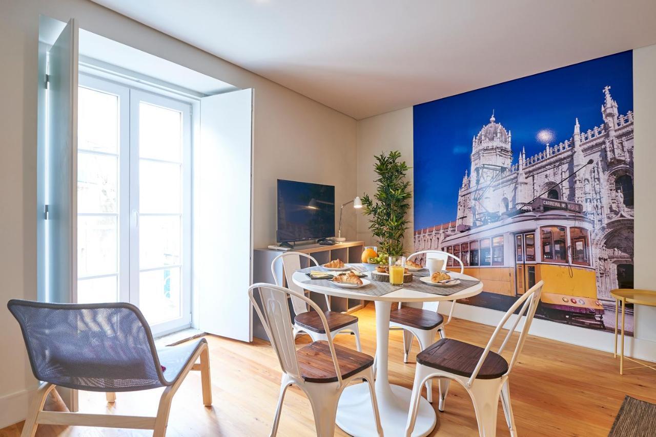 Modern Apartment Bica Dos Olhos Lisboa Habitación foto
