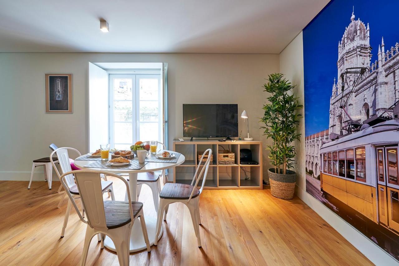 Modern Apartment Bica Dos Olhos Lisboa Habitación foto